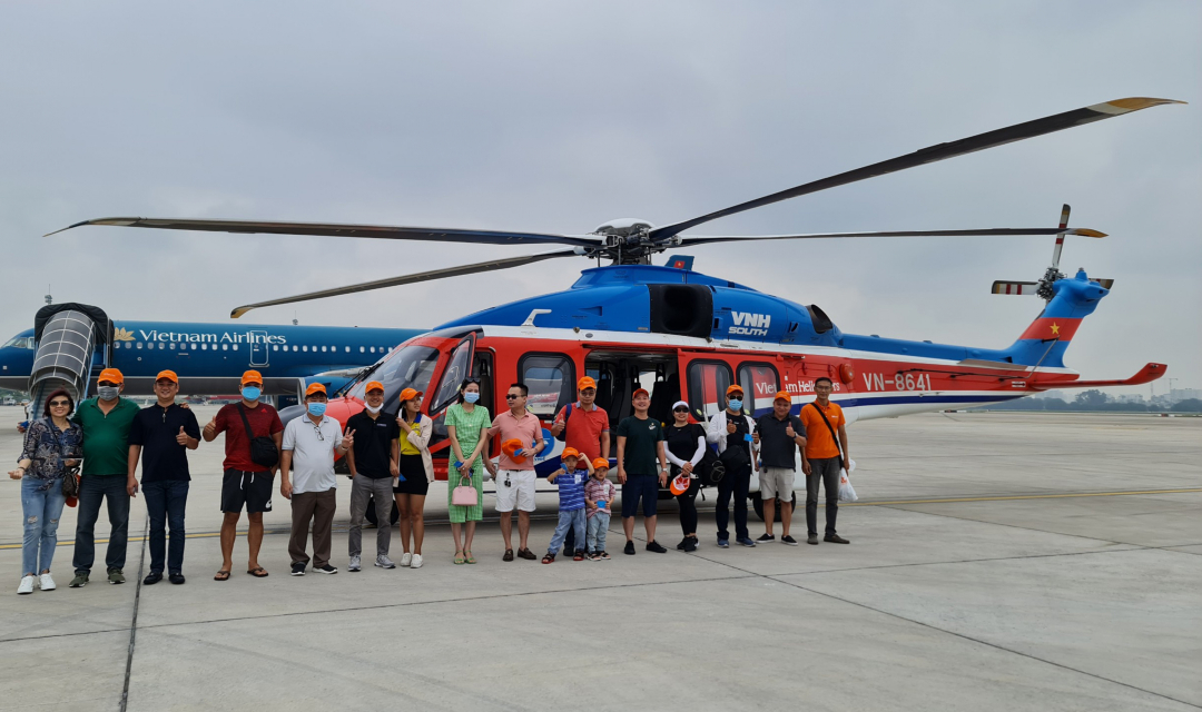 Chuyến bay khởi hành từ sân bay Tân Sơn Nhất với 16 khách.