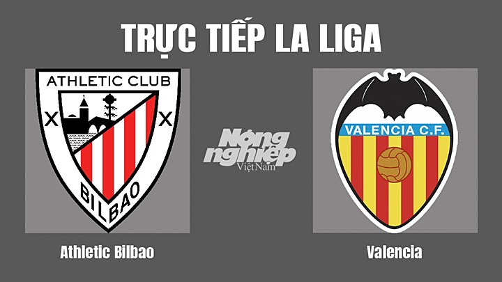 Trực tiếp bóng đá La Liga giữa Athletic Bilbao vs Valencia hôm nay 7/5/2022