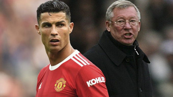 Sir Alex Ferguson mong Cristiano Ronaldo ở lại. Ảnh: Dailymail.