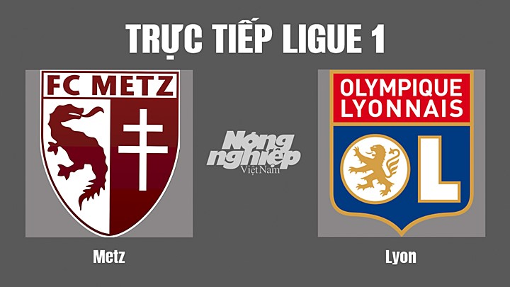 Trực tiếp bóng đá Ligue 1 giữa Metz vs Lyon hôm nay 8/5/2022