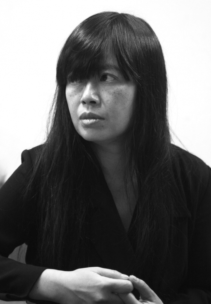 Nhà văn Linda Lê tại TP.HCM năm 2010.