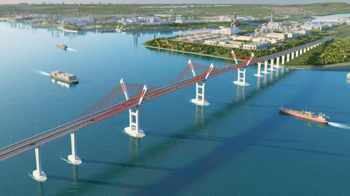 Cầu Bến Rừng là công trình quan trọng kết nối Hải Phòng, Quảng Ninh với khu vực phía Bắc. Ảnh: Đàm Thanh.