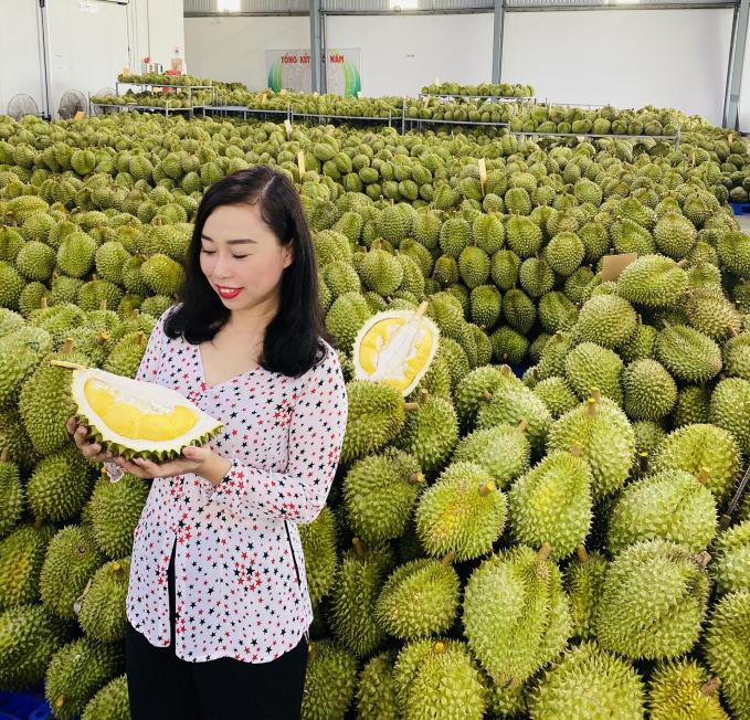Businesswoman Ngo Tuong Vy: Hope that the US will soon open its market for Vietnamese pomelo and then for fresh durian, passion fruit... shortly. 
