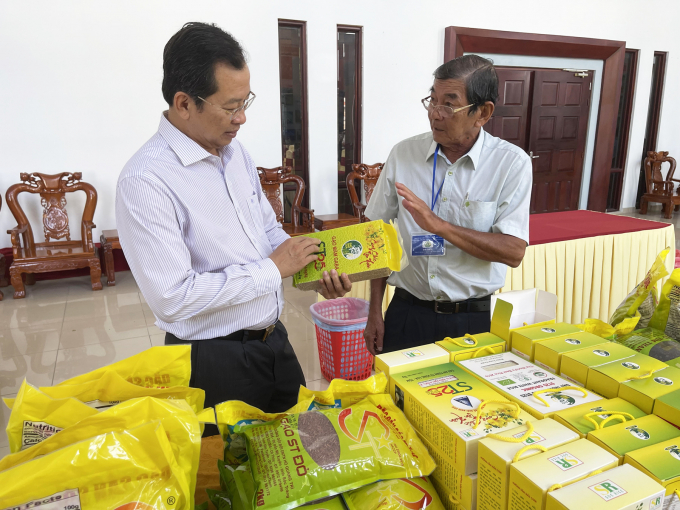 New brand of specialty rice Ong Cua (Soc Trang). Photo: Huu Duc.