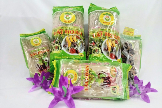 Vermicelli products by Tai Hoan Cooperative. Photo: Toan Nguyen.