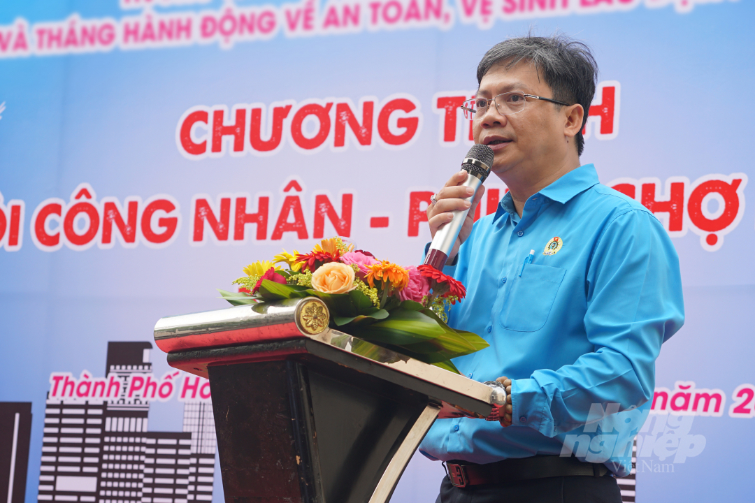 Ông Nguyễn An Lợi, Chủ tịch Công đoàn Khối cơ sở Bộ NN&PTNT. Ảnh: Nguyễn Thủy.
