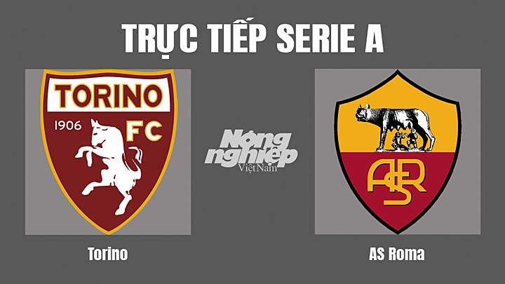 Trực tiếp bóng đá Serie A mùa giải 2021/2022 giữa Torino vs AS Roma hôm nay 21/5