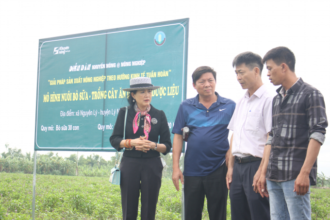 Mô hình kinh tế tuần hoàn của anh Đặng Xuân Nam, thôn Trần Xá, xã Nguyên Lý (Lý Nhân, Hà Nam) giúp tiết kiệm được 40% chi phí sản xuất. Ảnh: Trung Quân.