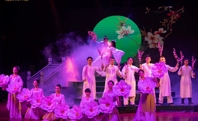 Truyện Kiều được sân khấu hóa tại Nhà hát kịch Hà Nội.