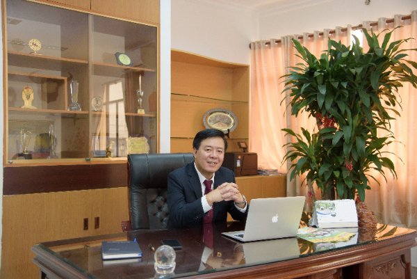 Ông Ngô Văn Đông, Tổng Giám đốc Công ty CP Phân bón Bình Điền chia sẻ về thế mạnh giúp Bình Điền - Đầu Trâu luôn giữ vững được vị thế thương hiệu dẫn đầu trên thị trường.