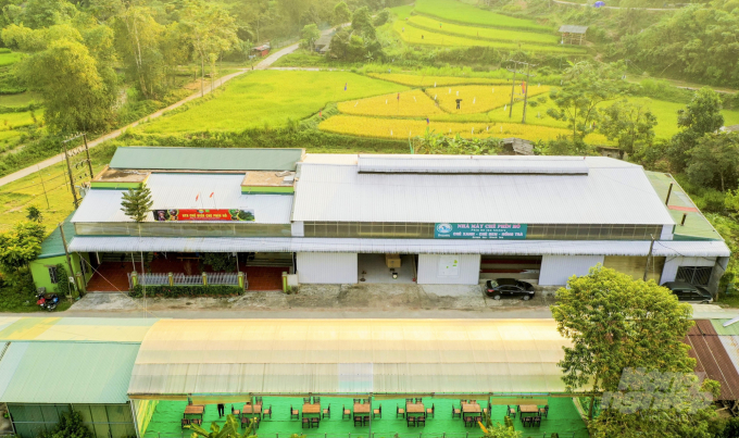 The production and processing factory of ​​Phin Ho tea cooperative. Photo: Dao Thanh.
