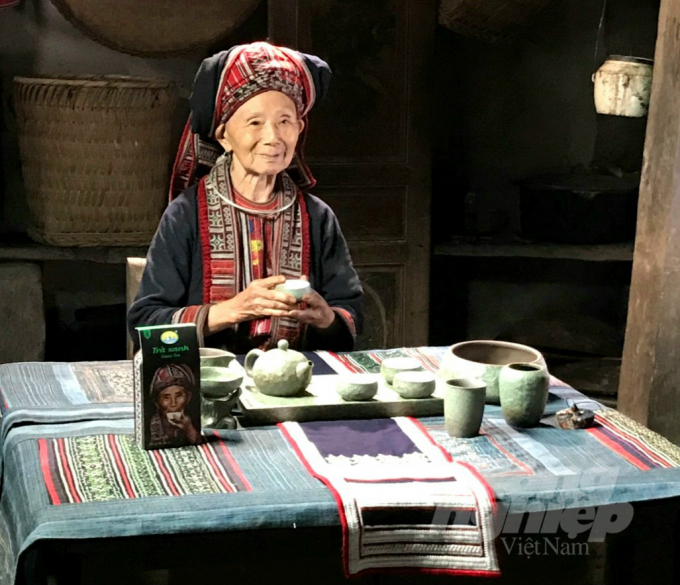 Ms. Trieu Mui Nghinh, the face of Phin Ho tea products. Photo: DT.