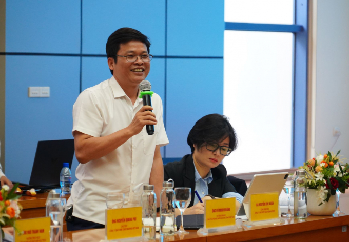 Ông Đỗ Minh Hoàng, Phó Tổng Giám đốc Bảo hiểm Agribank phát biểu tại hội thảo.