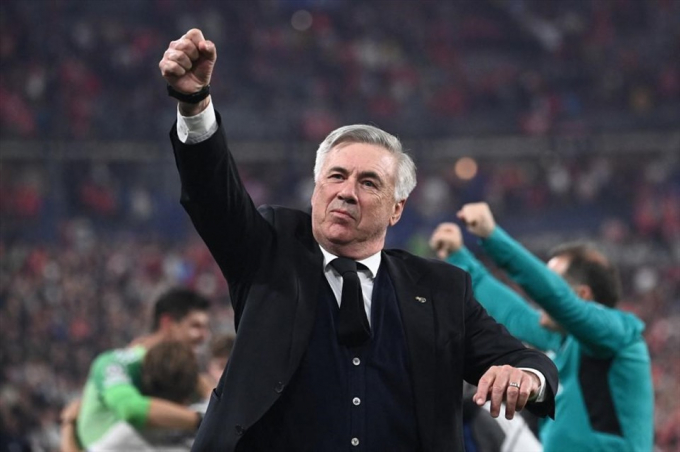 Carlo Ancelotti là HLV vĩ đại nhất lịch sử Champions League. Ảnh: AS.