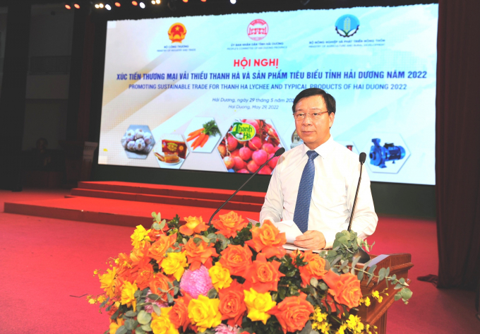 According to Mr. Pham Xuan Thang, Secretary of the Hai Duong Provincial Party Committee, agricultural production in Hai Duong province is developing in the direction of large-scale concentrated commodity production and high-tech application. Photo: Trung Quan.
