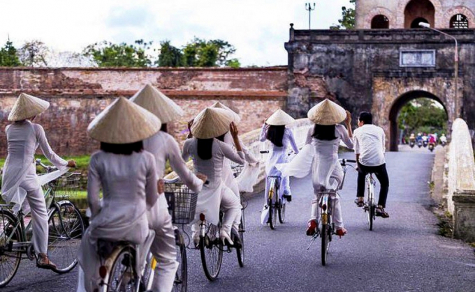 Lễ khai trương hệ thống xe đạp chia sẻ công cộng được tổ chức vào lúc 06h00 ngày 5/6 tại Nghinh Lương Đình, thành phố Huế. (Ảnh minh hoạ)
