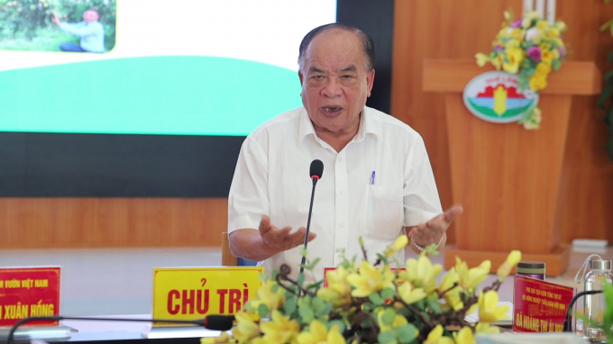 Mr. Nguyen Hong Lam, Chairman of the Vietnam Circular Agriculture Association. Photo: Dinh Thu.