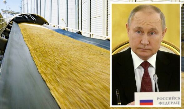 Ông Putin nói các chính sách 'ngu ngốc, thiển cận' của EU gây ra khủng hoảng lương thực hiện nay. Ảnh: Yahoo