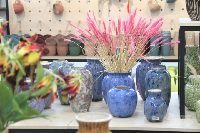 Quang Vinh pottery products have conquered 30 markets around the world. Photo: Trung Quan.