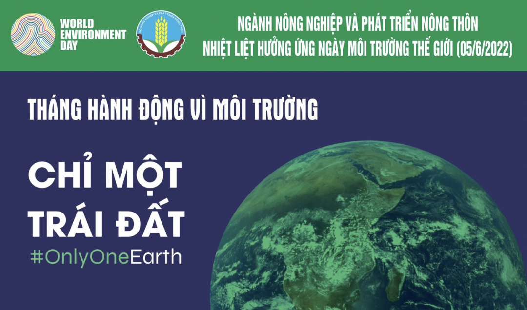 Bộ NN-PTNT luôn tích cực trong các hoạt động hưởng ứng Ngày Môi trường thế giới và Tháng hành động vì môi trường.