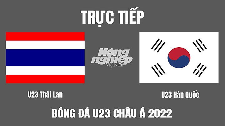 Trực tiếp bóng đá U23 Châu Á 2022 giữa Thái Lan vs Hàn Quốc hôm nay 8/6/2022