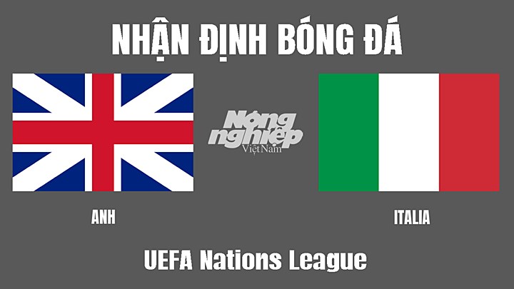 Nhận định bóng đá Vô địch Châu Âu (UEFA Nations League) giữa Anh vs Italia ngày 12/6/2022