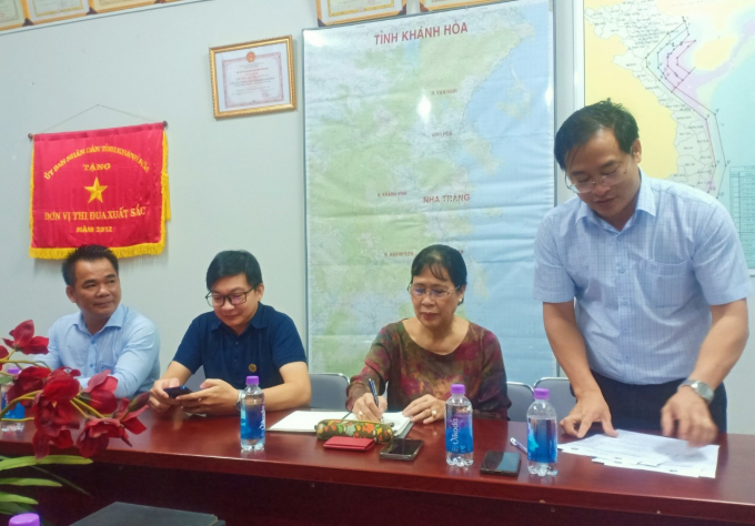 VASEP worked with Khanh Hoa Fisheries Sub-Department. Photo: KS.