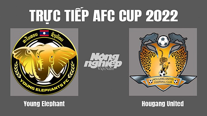 Trực tiếp bóng đá AFC Cup 2022 giữa Young Elephants vs Hougang United hôm nay 27/6/2022