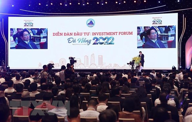 Quang cảnh Diễn đàn Đầu tư Đà Nẵng năm 2022. Ảnh: Dương Giang/TTXVN.