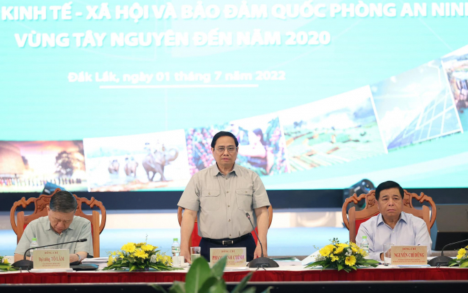 Thủ tướng Chính phủ Phạm Minh Chính phát biểu tại hội nghị. Ảnh: Dương Giang.