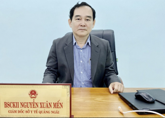 Ông Nguyễn Xuân Mến, nguyên Giám đốc Sở Y tế Quảng Ngãi. Ảnh: N.H.