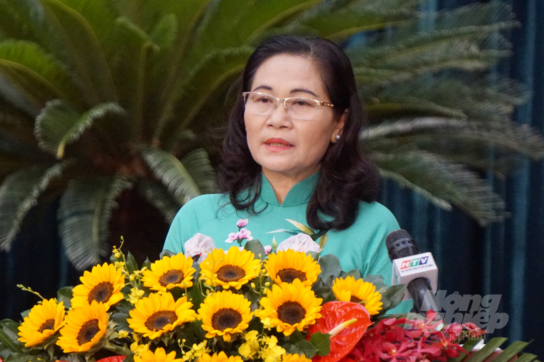 Bà Nguyễn Thị Lệ, Chủ tịch HĐND TP.HCM. Ảnh: Nguyễn Thủy.