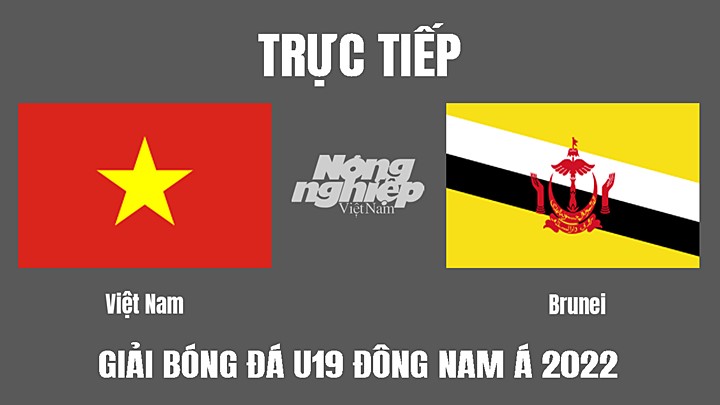 Trực tiếp bóng đá U19 Đông Nam Á 2022 giữa Việt Nam vs Brunei hôm nay 6/7/2022