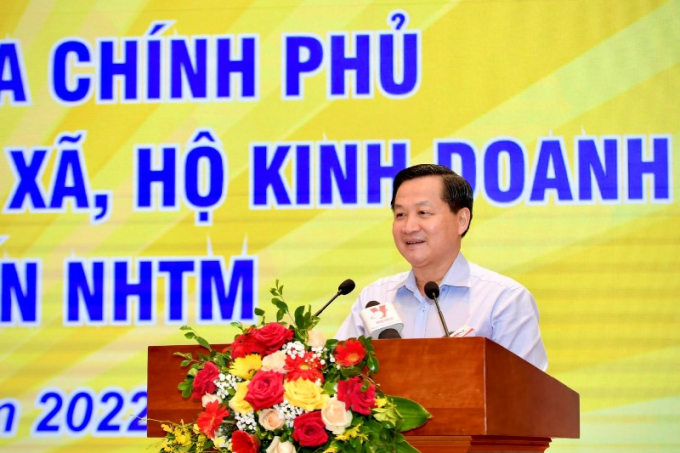 Phó Thủ tướng Lê Minh Khái phát biểu chỉ đạo hội nghị.