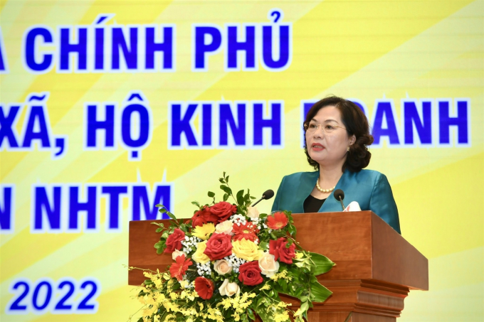 Thống đốc Ngân hàng Nhà nước Nguyễn Thị Hồng cam kết, nguồn vốn ưu đãi sẽ được chuyển đến đúng đối tượng.