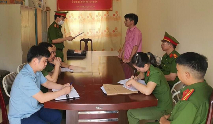 Công an tỉnh Hà Giang đã thi hành Quyết định khởi tố bị can đối với Phan Ngọc Thắng, Phó Trưởng phòng Kinh tế và hạ tầng huyện Yên Minh. Ảnh: Tư liệu.
