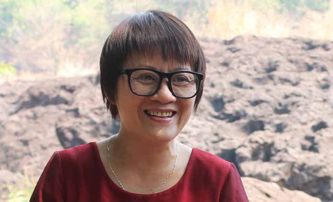 Nhà văn Hồ Thị Ngọc Hoài.