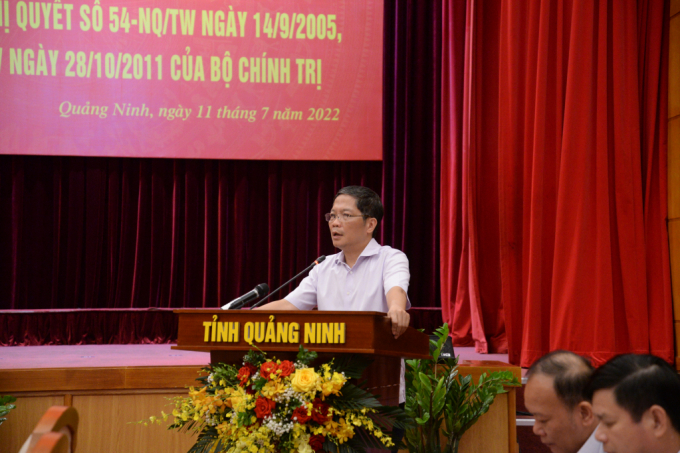 Ông Trần Tuấn Anh, Ủy viên Bộ Chính trị, Trưởng Ban Kinh tế Trung ương phát biểu chỉ đạo tại hội nghị. Ảnh: Báo Quảng Ninh
