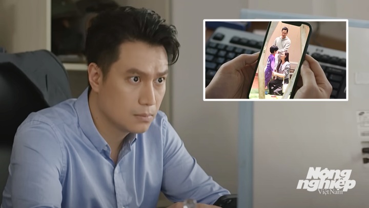 Chồng cũ vợ cũ người yêu cũ tập 23: Việt nghi ngờ vợ và Vũ có con riêng. Ảnh chụp màn hình