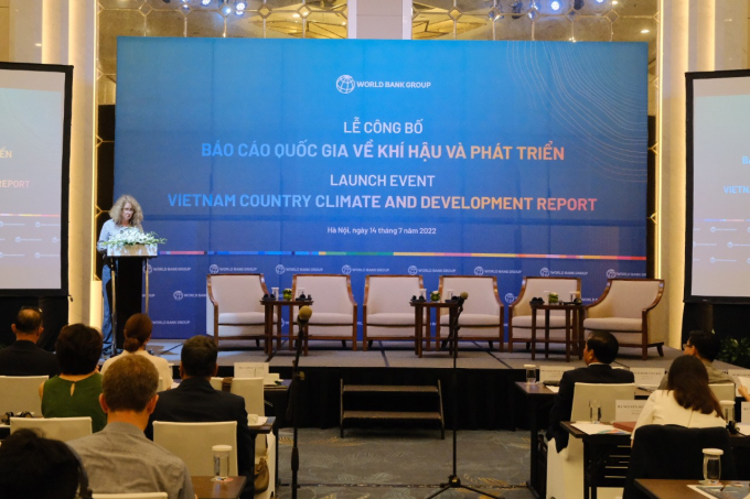 Overview of the Launch event for Vietnam country climate and development report by the World Bank (WB).