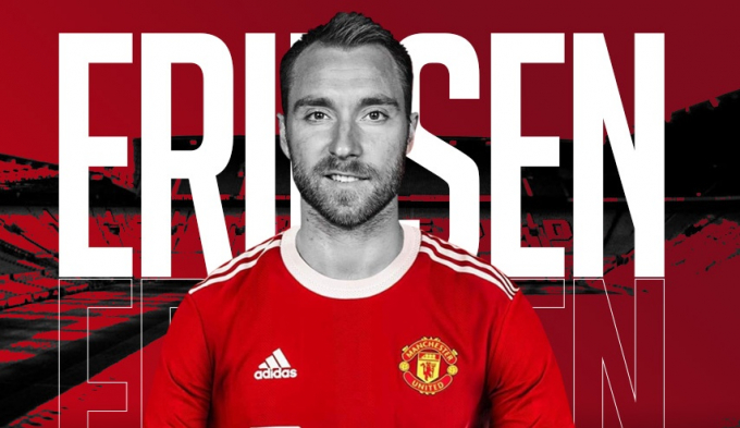 Man United mua xong Christian Eriksen