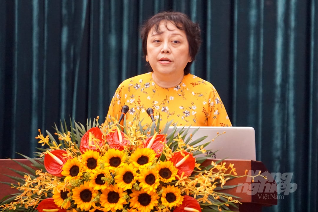 Bà Phạm Khánh Phong Lan, Trưởng ban Quản lý An toàn thực phẩm TP.HCM. Ảnh: Nguyễn Thủy.