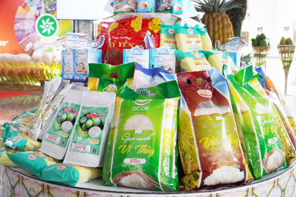 Hau Giang's main agricultural products. Photo: Kim Anh.