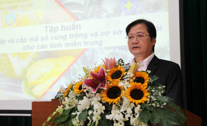 Ông Nguyễn Hoài Dương, Giám đốc Sở NN-PTNT tỉnh Đắk Lắk phát biểu tại hội nghị. Ảnh: Quang Yên.