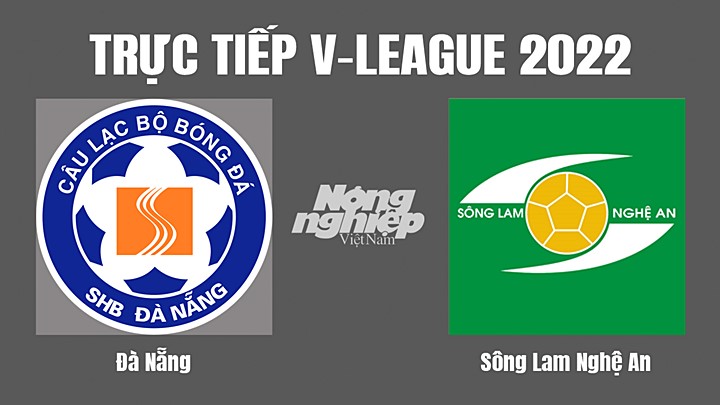 Trực tiếp bóng đá V-League 2022 (VĐQG Việt Nam) giữa Đà Nẵng vs SLNA hôm nay 19/7/2022