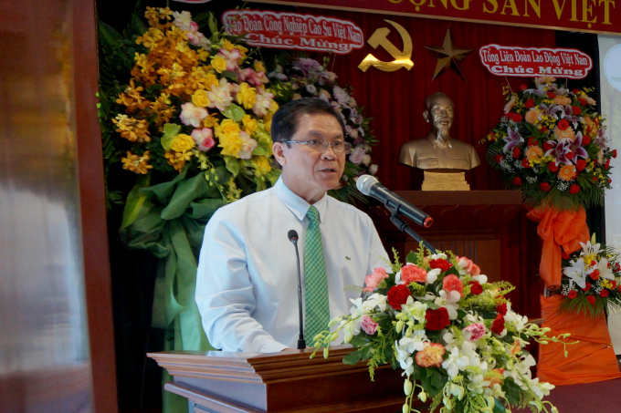 Ông Lê Thanh Hưng, Tổng Giám đốc Tập đoàn Công nghiệp Cao su Việt Nam.