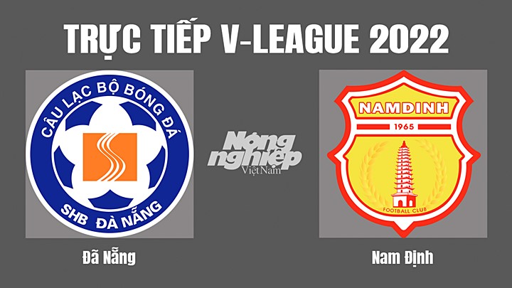 Trực tiếp bóng đá V-League 2022 (VĐQG Việt Nam) giữa Đà Nẵng vs Nam Định hôm nay 29/7/2022