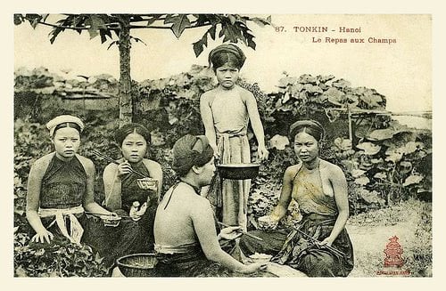Hình ảnh những phụ nữ Việt Nam vào thế kỉ 19, Bắc Kỳ.