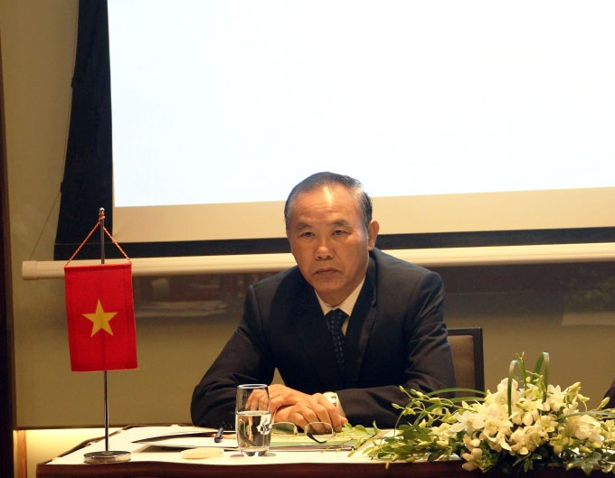 Thứ trưởng Bộ NN-PTNT Phùng Đức Tiến cho biết Bộ đánh giá cao những đóng góp của văn phòng ILRI tại Việt Nam và Sáng kiến Một sức khỏe cho nông nghiệp Việt Nam.