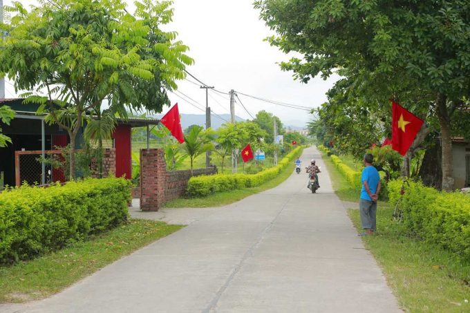 The image of new rural areas should be based on local traditional values, the specificity of each region, thereby diversifying planning ideas and rural landscape architecture. Photo: TL.